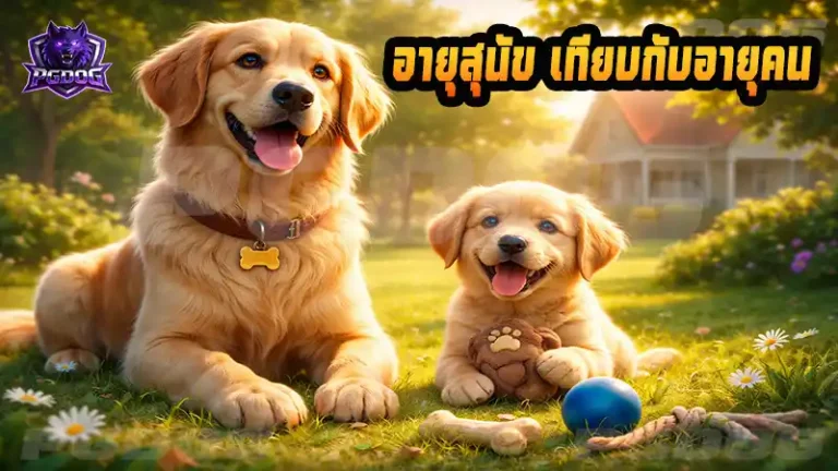 อายุสุนัข เทียบกับอายุคน