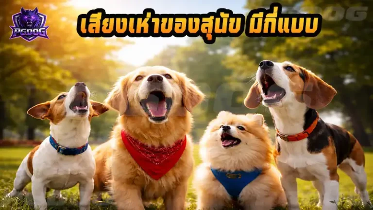 เสียงเห่าของสุนัข มีกี่แบบ