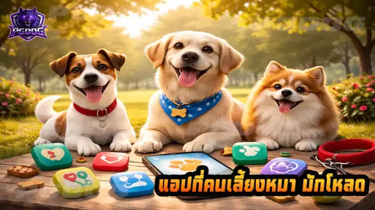 แอปที่คนเลี้ยงหมา มักโหลด