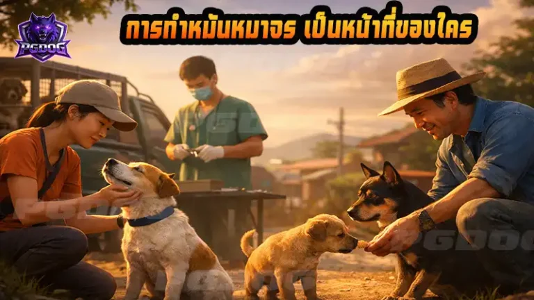 การทำหมันหมาจร เป็นหน้าที่ของใคร