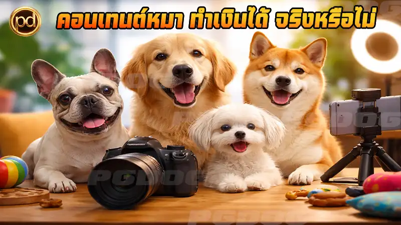 คอนเทนต์หมา ทำเงินได้ จริงหรือไม่