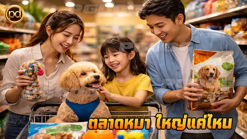 ตลาดหมา ใหญ่แค่ไหน