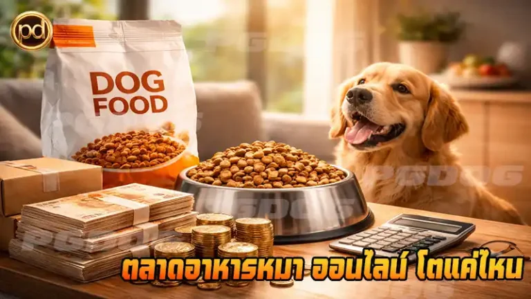 ตลาดอาหารหมา ออนไลน์ โตแค่ไหน
