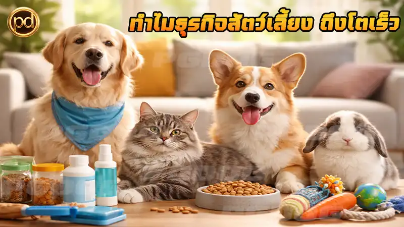ทำไมธุรกิจสัตว์เลี้ยง ถึงโตเร็ว