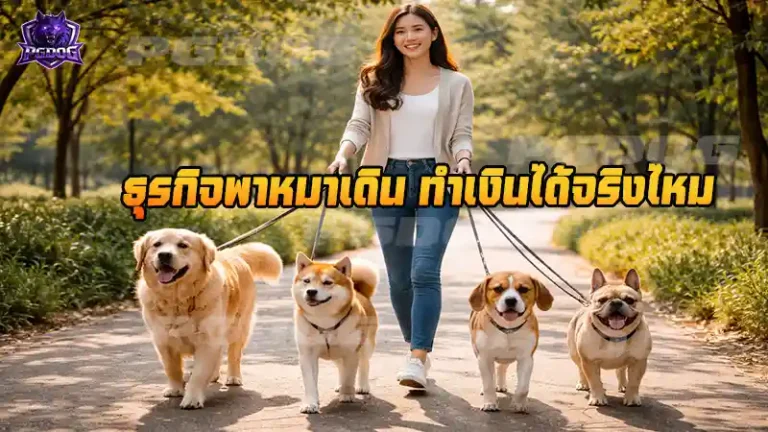 ธุรกิจพาหมาเดิน ทำเงินได้จริงไหม