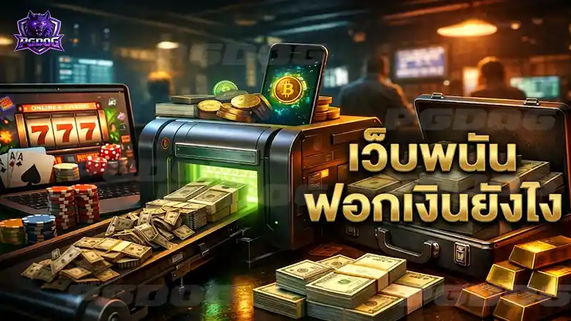 เว็บพนัน ฟอกเงินยังไง