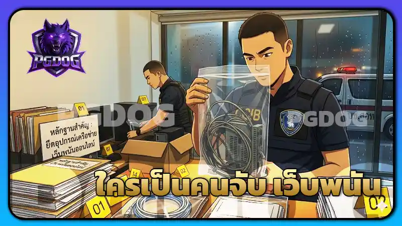 ใครเป็นคนจับ เว็บพนัน