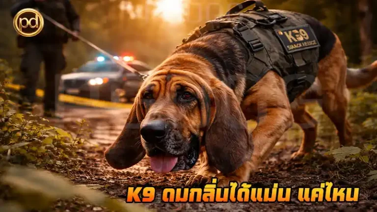 K9 ดมกลิ่นได้แม่น แค่ไหน
