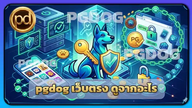 pgdog เว็บตรง ดูจากอะไร