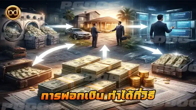 การฟอกเงิน ทำได้กี่วิธี