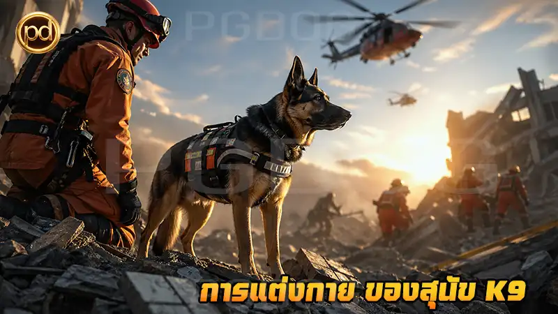 การแต่งกาย ของสุนัข K9