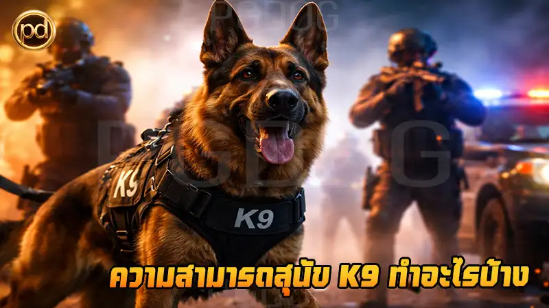 ความสามารถสุนัข K9 ทำอะไรบ้าง