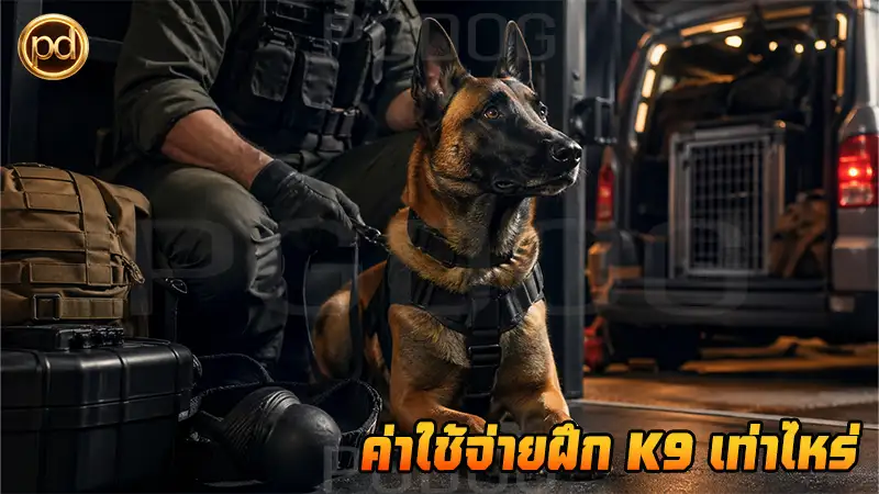 ค่าใช้จ่ายฝึก K9 เท่าไหร่