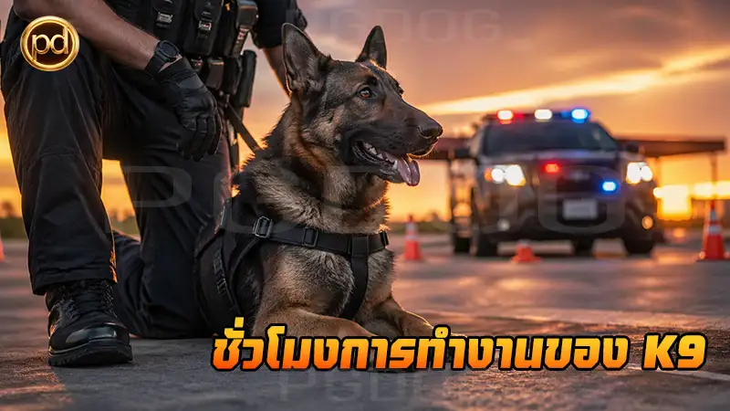 ชั่วโมงการทำงานของ K9