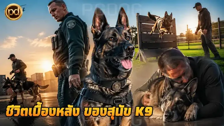 ชีวิตเบื้องหลัง ของสุนัข K9