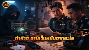 ตำรวจ ตามเว็บพนันจากอะไร