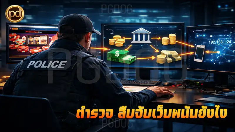 ตำรวจ สืบจับเว็บพนันยังไง