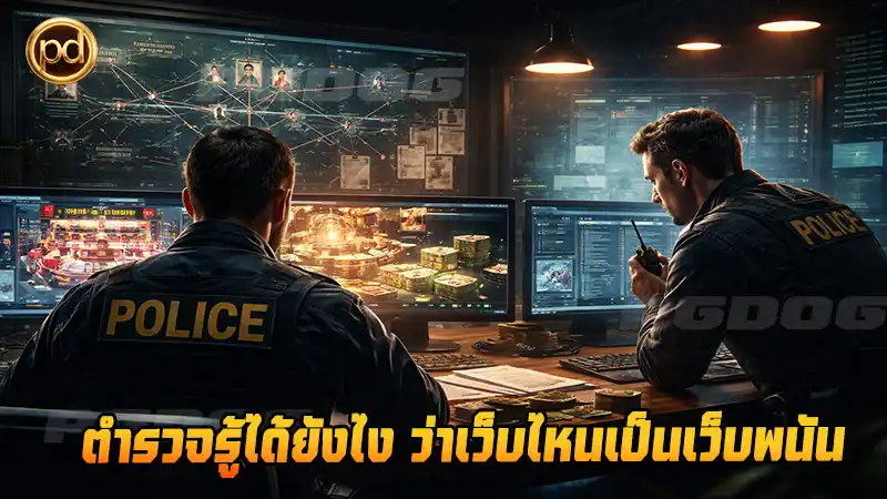 ตำรวจรู้ได้ยังไง ว่าเว็บไหนเป็นเว็บพนัน