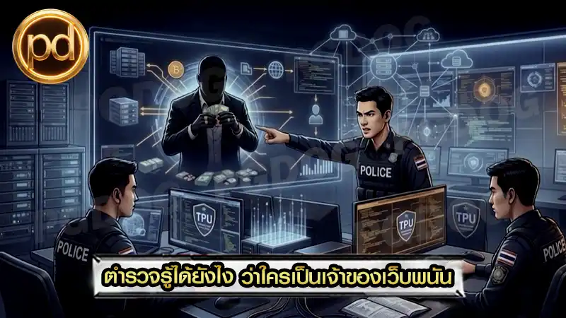 ตำรวจรู้ได้ยังไง ว่าใครเป็นเจ้าของเว็บพนัน