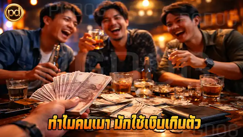 ทำไมคนเมา มักใช้เงินเกินตัว