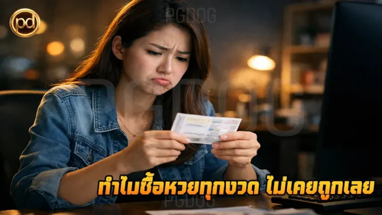 ทำไมซื้อหวยทุกงวด ไม่เคยถูกเลย