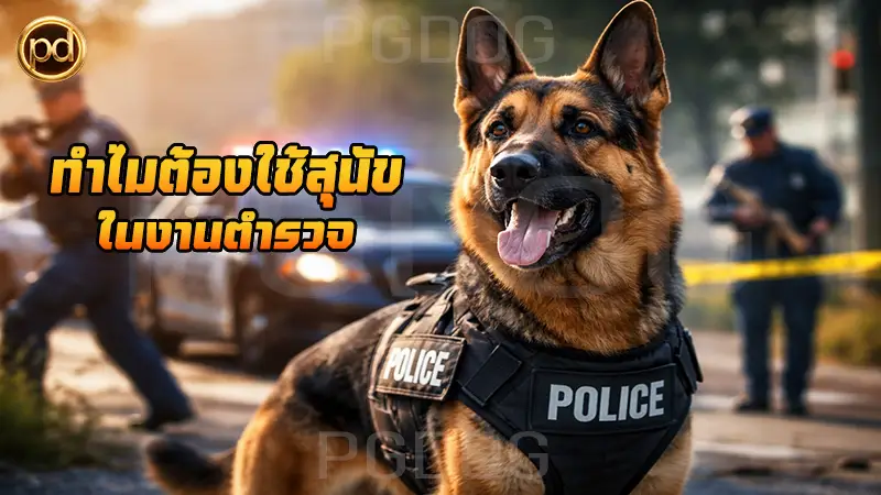 ทำไมต้องใช้สุนัข ในงานตำรวจ