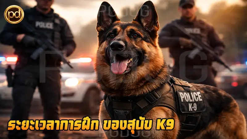 ระยะเวลาการฝึก ของสุนัข K9