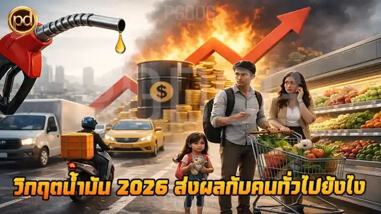 วิกฤตน้ำมัน 2026 ส่งผลกับคนทั่วไปยังไง
