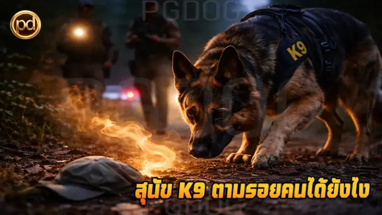 สุนัข K9 ตามรอยคนได้ยังไง
