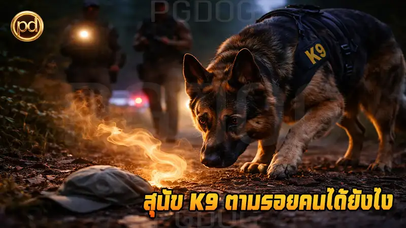 สุนัข K9 ตามรอยคนได้ยังไง