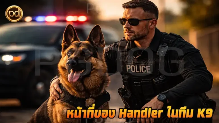 หน้าที่ของ Handler ในทีม K9