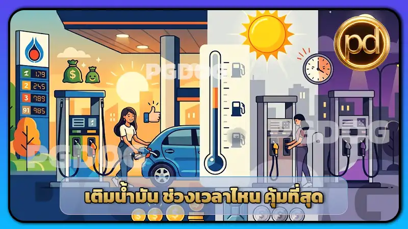 เติมน้ำมัน ช่วงเวลาไหน คุ้มที่สุด