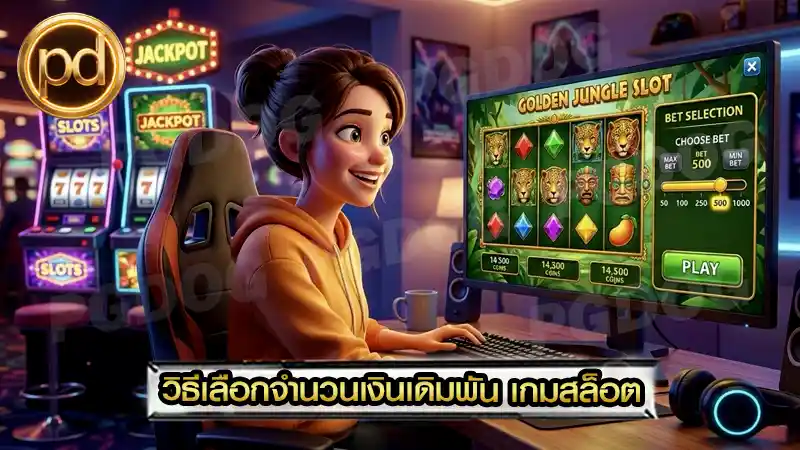 วิธีเลือกจำนวนเงินเดิมพัน เกมสล็อต
