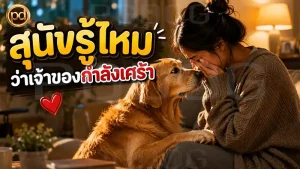 สุนัขรู้ไหม ว่าเจ้าของกำลังเศร้า