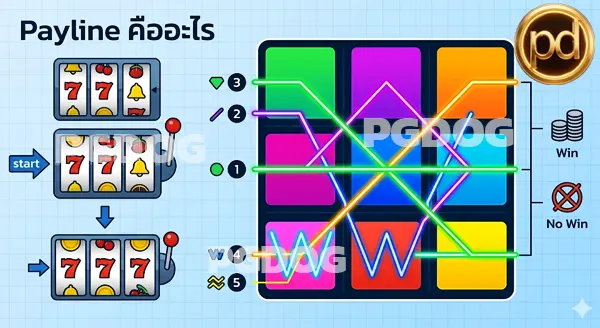 เส้นเดิมพัน Payline คืออะไร