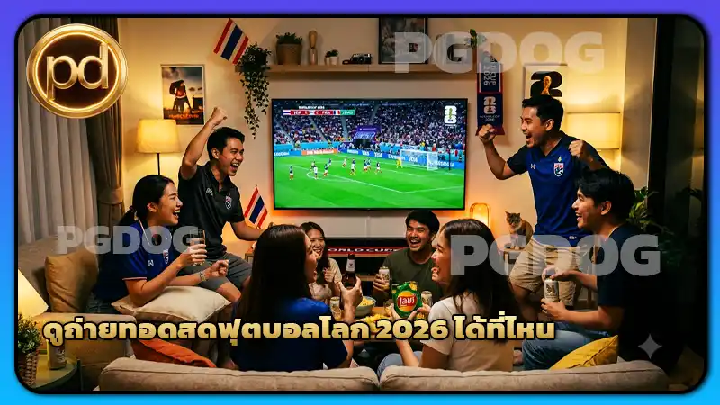 ดูถ่ายทอดสดฟุตบอลโลก 2026 ได้ที่ไหน