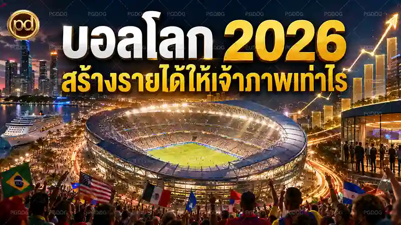 บอลโลก 2026 สร้างรายได้ให้เจ้าภาพเท่าไร
