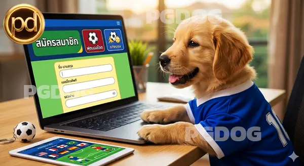วิธีสมัคร pgdog เพื่อแทงบอลโลก