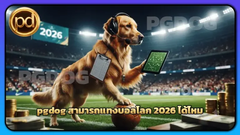 pgdog สามารถแทงบอลโลก 2026 ได้ไหม
