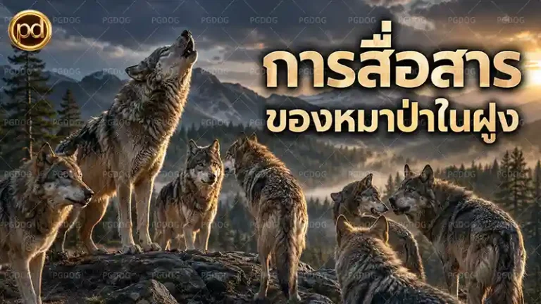การสื่อสาร ของหมาป่าในฝูง