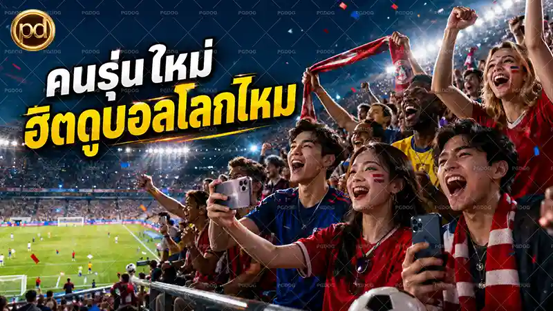 คนรุ่นใหม่ ฮิตดูบอลโลกไหม