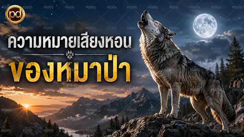 ความหมายเสียงหอน ของหมาป่า