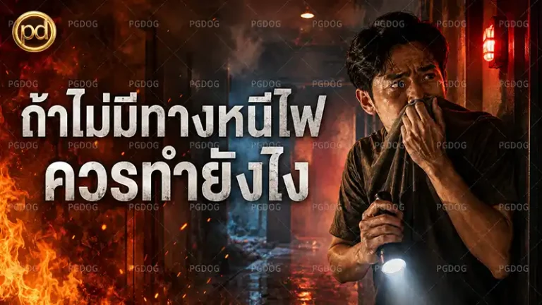 ถ้าไม่มีทางหนีไฟ ควรทำยังไง