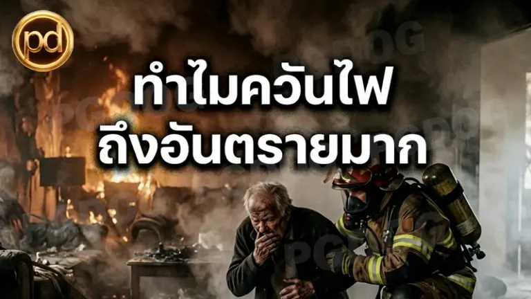 ทำไมควันไฟ ถึงอันตรายมาก