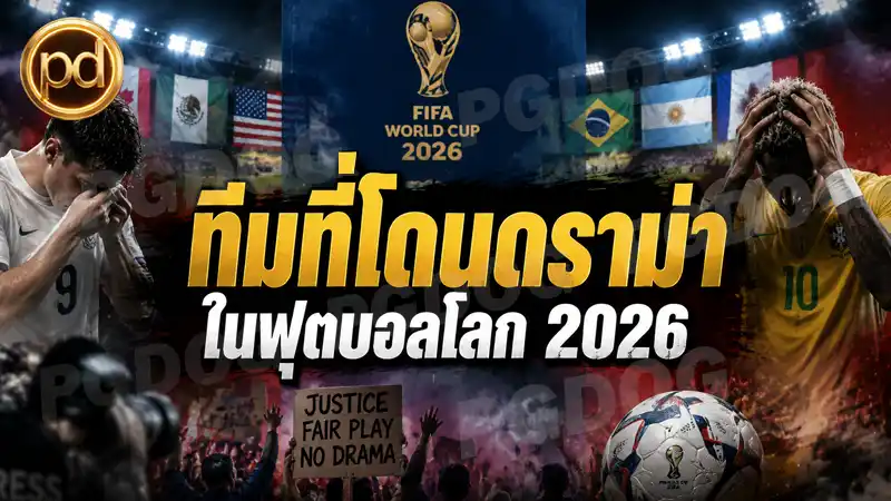 ทีมที่โดนดราม่า ในฟุตบอลโลก 2026