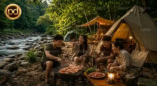 นอนกางเต็นท์ คลองมะเดื่อ