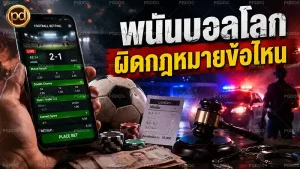 พนันบอลโลก ผิดกฎหมายข้อไหน