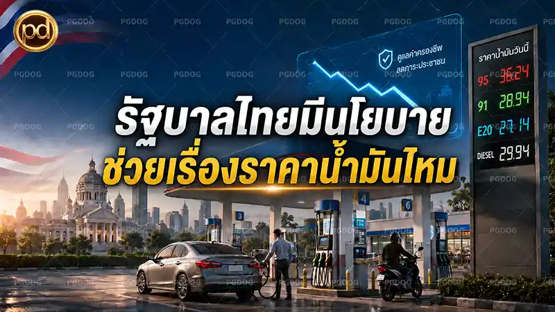 รัฐบาลไทยมีนโยบาย ช่วยเรื่องราคาน้ำมันไหม