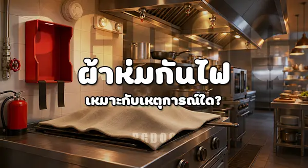 ร้านอาหาร ควรมีอุปกรณ์ป้องกันไฟไหม้อะไรบ้าง
