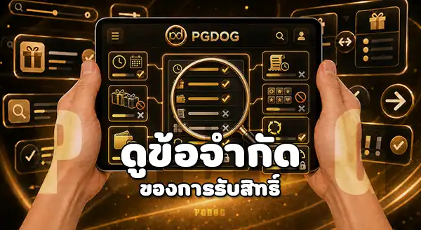 วิธีค้นหาโปรโมชั่น บนเว็บ PGDOG